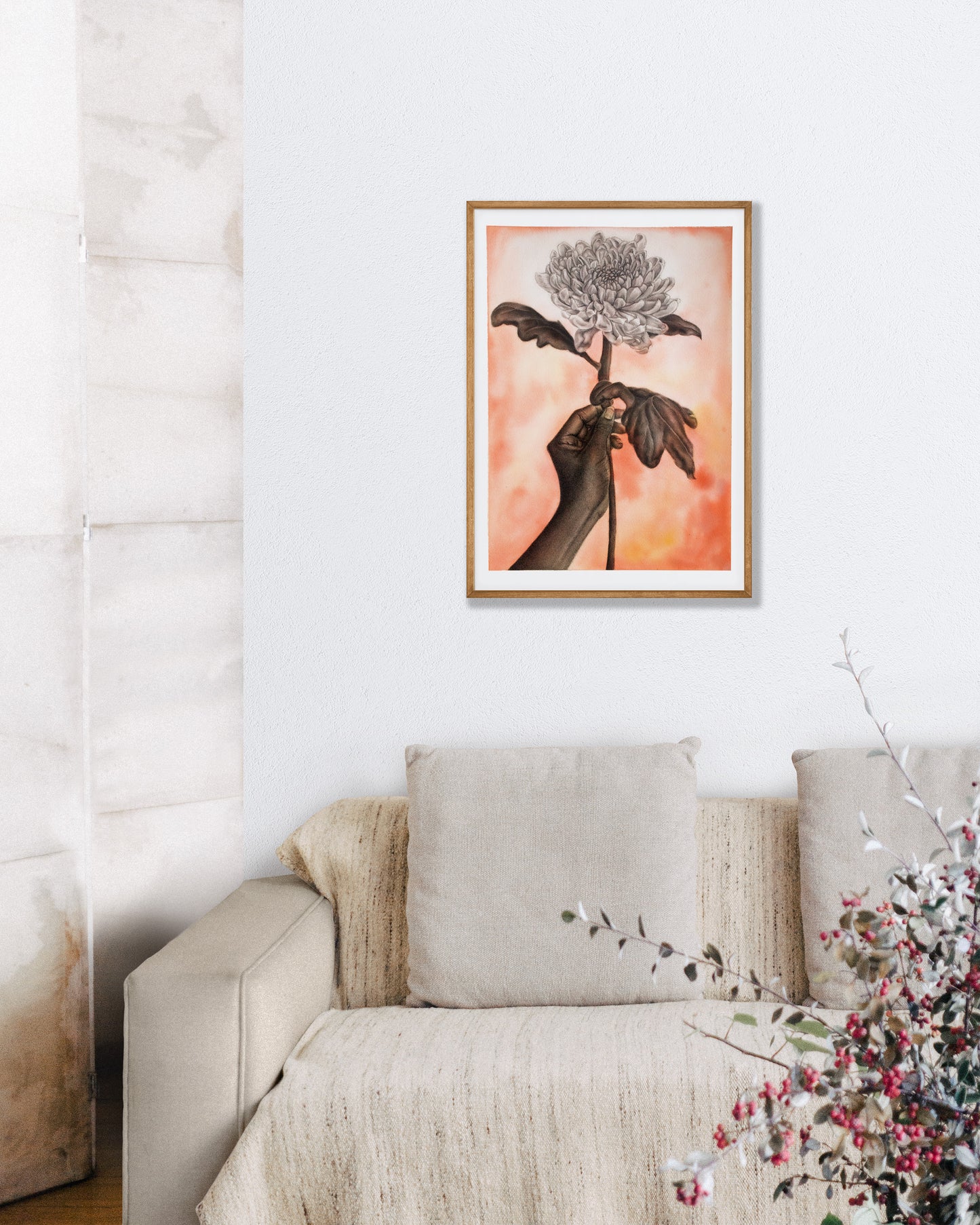 The Gift of (Chrys)anthemum Fine Art Print